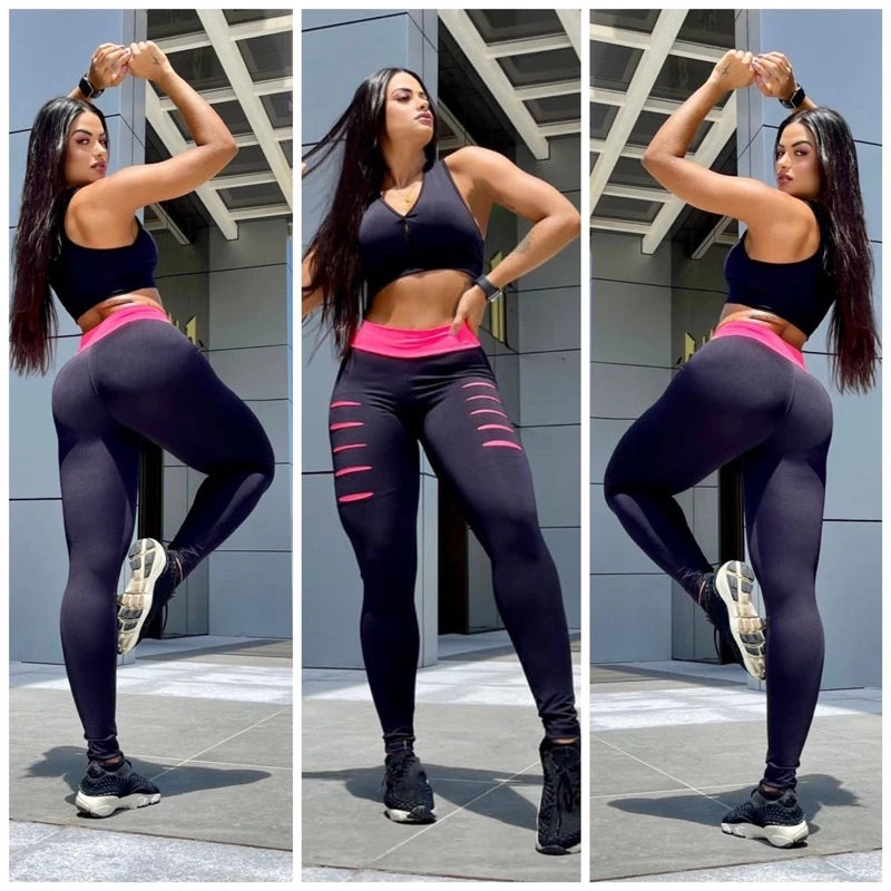 Calça legging Glamuor  mais Top  de brinde ( Lançamento 2024 )